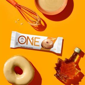 img 3 attached to 🍩 Gluten-Free Maple Glazed Doughnut ONE Protein Bars - High Protein Bar with 20g Protein and 1g Sugar - Ideal Snack for Protein Diets - 2.12 Ounce (4 Pack)