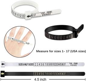 img 1 attached to 6PCS Ring Sizer Measuring Tool