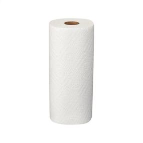 img 4 attached to AmazonCommercial 2-Ply White Adapt-a-Size Kitchen Paper Towels (SOFI-054) - Bulk, Individually Wrapped, FSC Certified - 140 Towels per Roll (12 Rolls)