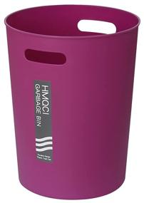 img 3 attached to 🗑️ EILRAMIR Small Round Purple Red Plastic Wastebasket: Stylish Garbage Container Bin