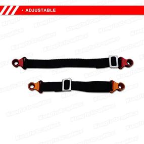 img 2 attached to Kungfu Graphics Rear Adjustable Rescue Strap Tugger Pull Strap Rope For Yamaha Kawasaki Suzuki Dirtbikes Motocross Enduro Supercross Universal Exterior Accessories