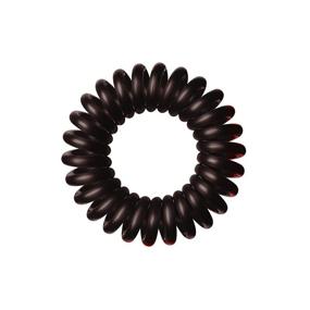 img 1 attached to Kitsch Spiral Hair Ties - 8pcs Brunette | No Crease Coil Hair Ties & Phone Cord Ponytail Coils