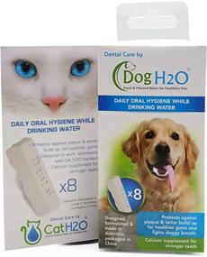 img 4 attached to 🦷 Enhance Dental Health for Dogs and Cats with 8 Piece Dental Care Kit for Dog H2O & Cat H2O Fountains - Off White Tablets (DH08DC)