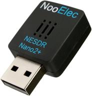 📻 nesdr nano 2 plus - компактный черный набор rtl-sdr usb (rtl2832u & r820t2) с ультранизким уровнем фазового шума 0.5ppm tcxo, антенной mcx логотип