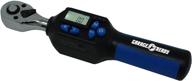 garage-ready digital torque wrench (9-44 ft-lbs) (12-60 nm) - +/- 2% accuracy, limit buzzer & led flash notification, peak trace tracking - 3/8-inch drive logo