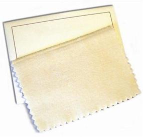img 1 attached to 🧽 Hagerty 15792 6x8 Lasting Impressions Jewelry Polishing Cloth, Tan