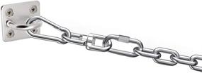 img 3 attached to Homgaty Heavy Duty Pad Eye Plate - Set of 4, 6mm, 304 Stainless Steel Ceiling Hook Wall Mount Ring Hooks - Marine Hanging Hardware Staple Hook Loop Oblong