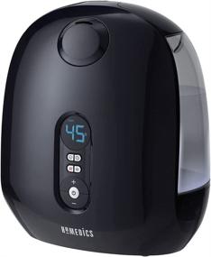 img 4 attached to 🏢 HoMedics TotalComfort Deluxe Ultrasonic Air Humidifier: Dual 3.8L Water Tanks for Home, Office or Nursery – Warm & Cool Mist with Programmable Humidistat, Night-Light, and Automatic Shutoff