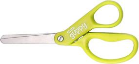 img 3 attached to Stanley Guppy Children's Scissors - 5-Inch Blunt Tip, Green (SCI5BT-GREEN)