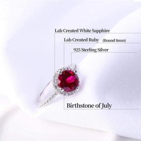 img 1 attached to Anniversary Wedding Birthstone Sterling Promise