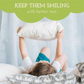 img 3 attached to 🌙 Little Sleepy Head Toddler Pillow - Organic Cotton, Ivory 13 x 18 | Down-Like Fill - Best Bedtime Comfort!