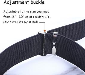 img 2 attached to Toddler Boy Kids Buckle Belt - Top Accessories for Boys' Belts