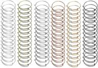 📿 tamicy 90 pcs expandable bangle charms bracelets - adjustable stainless steel wire bracelets for diy jewelry making in 6 colors (silver, gold, rose gold, white, black, antique bronze) logo