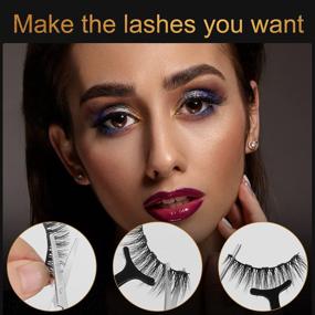 img 1 attached to 💃 10Pairs Magnetic Eyelashes Kit with Magnetic Eyeliner - Waterproof, Easy-to-Wear False Eyelashes, Natural Look, No Glue Needed