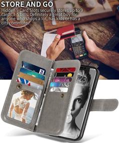 img 1 attached to CASEOWL Wallet Case Compatible For IPhone 12/12 Pro Cell Phones & Accessories