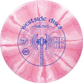 img 3 attached to 🥏 Westside Discs Origio Burst Hatchet Fairway Driver, Ideal for Newbies, User-friendly Frisbee Golf Disc, 170g+, Assorted Stamp Color and Burst Pattern