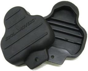 img 1 attached to 🚲 Kool Kovers Look Keo Cleat Cover, Black: Optimal Protection for Your Bike Cleats