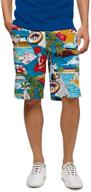 шорты loudmouth golf vegas 32 логотип