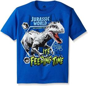 img 1 attached to 🦖 Jurassic Park Boys Short Sleeve Tee Shirt