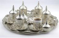 traditional ottoman turkish arabic espresso serving: rich flavors and exquisite aesthetics logo