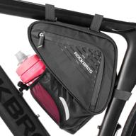 🚴 rockbros triangle frame bag: supreme bike storage with water bottle pouch - essential bike accessories for road & mountain bikers logo