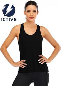 img 2 attached to ICTIVE Women's Cross Backless Workout Tops for Women - Racerback Tank Tops with Open Back - Running Tank Tops - Muscle Tank Yoga Shirts