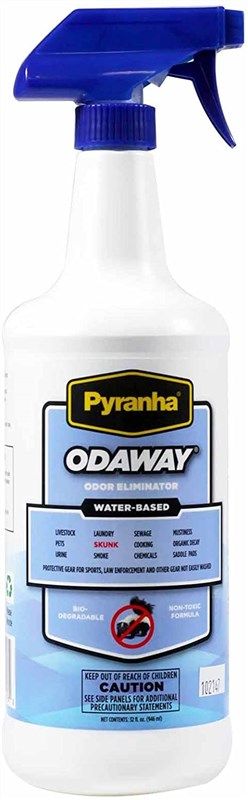 pyranha odaway eliminator water based bottle 로고