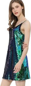 img 1 attached to 🍝 Spaghetti Clubwear Women's Dresses - Allegra Halloween Glitter Clothing