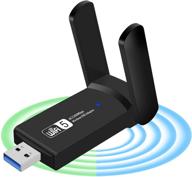 📶 aigital wireless usb wifi adapter for pc, 1200mbps dual band network adapter with high gain antenna - compatible with windows & mac logo