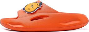 img 3 attached to 👣 LeSies Kids Non-Slip Slippers: Versatile Water Shoes for Boys and Girls - Perfect for Beach, Shower, Pool, and Summer Activities (Toddler/Little Kids)