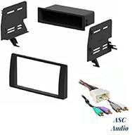 asc audio car stereo dash kit and wire harness for 02-06 🚗 toyota camry with premium amp - no factory navigation | easy aftermarket radio installation logo