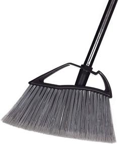 img 4 attached to 🧹 Jiaxin Angle Broom: Adjustable Long Handle, Easy Assembly Indoor Sweeping – 1 Pack, Black