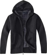 🧥 gioberti knitted cardigan sweater sherpa: cozy and stylish boys' clothing! logo