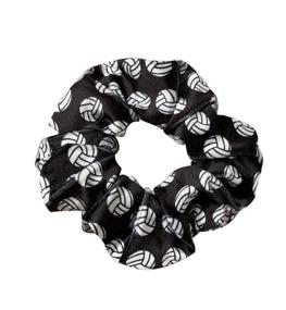 img 3 attached to 🏐 Premium Velvet Volleyball Scrunchie: Stylish Hair Accessory for Volleyball Lovers