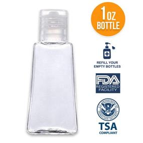 img 3 attached to 🧴 Convenient and Leak-proof: PQS Refillable Travel Bottles with Flip Top Seal"