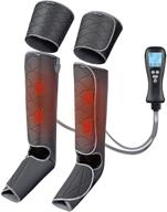 🦵 air compression leg massager for circulation, pain relief, and home therapy - portable device with 4 modes, 4 intensities - ideal gift for dad and mom logo