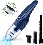 powerful portable handheld vacuum cleaner - upgraded cordless mini car vacuum 🔌 for home, car, and pet hair cleaning - 5500 pa strong suction & rechargeable логотип