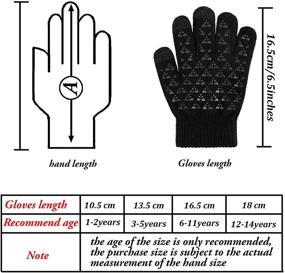 img 3 attached to Cooraby Touchscreen Gloves Anti Slip Stretch