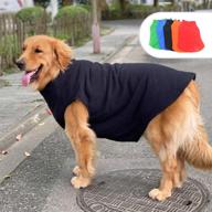 🐾 warm & breathable winter vest for dogs by lovelonglong - polar fleece jacket, lightweight coat with leash neck hole for small, medium, and large dogs логотип