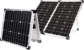 img 3 attached to 🌞 Portable Folding Solar Kit GP-PSK-130 by Go Power! with 10 Amp Solar Controller - 130W