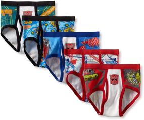 img 2 attached to Fruit of the Loom Little Boys' Transformer Prime Brief Pack: 5-Pack Briefs for Boys