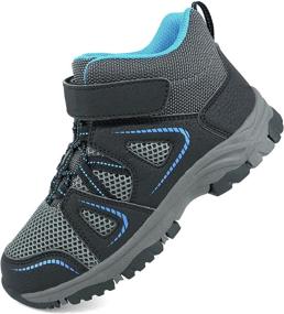 img 4 attached to 👟 Collision Boys' Outdoor Sneakers: YESKIS Athletic Trekking Shoes