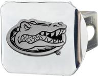 🐊 ncaa university of florida gators chrome hitch cover - fanmats 14984 - 3.4"x4 logo