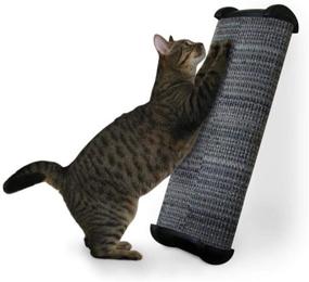 img 1 attached to 🐾 Larger Lean-it Scratching Post with 20-Inch Width, Assorted Colors for Enhanced SEO