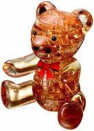 optimized 3d crystal puzzle teddy logo