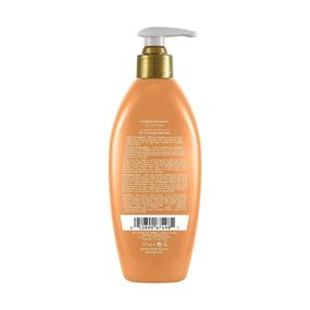 img 2 attached to 🌾 Крем для волос OGX Strength & Length + Golden Turmeric Anti-Frizz для естественного высыхания воздуха с кокосовым молоком, питательное средство для волос без смывания для контроля при пушении, 6 унций