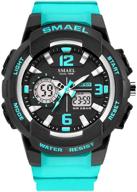 smael women's sport wrist watch - quartz dual movement with analog-digital display - women's fashion watches логотип