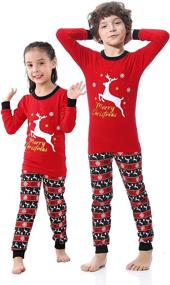 img 2 attached to Benaive Matching Christmas Sleepwear Women Medium Women's Clothing in Lingerie, Sleep & Lounge