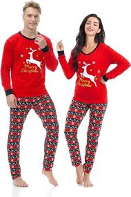 img 3 attached to Benaive Matching Christmas Sleepwear Women Medium Women's Clothing in Lingerie, Sleep & Lounge