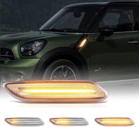 img 4 attached to 🚦 GemPro LED Front Fender Side Marker Lights Assembly: Clear Lens Turn Signal Lamp Replacement for 2011-2016 MINI Cooper R60 Countryman R61 Paceman, 2 Packs - High-Quality Upgrade!